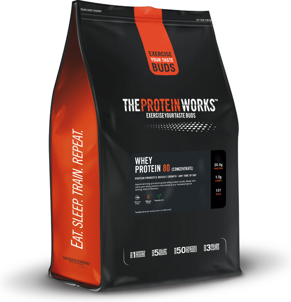 Photos - Other Sports Nutrition The Protein Works The Protein Works Whey Protein 80 2 kg Vanilla Creme