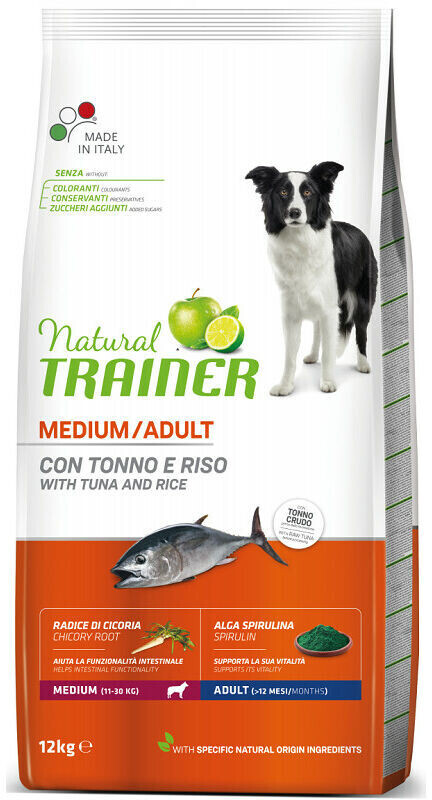 Natural Trainer Natural Adult Medium - Fish and rice (12 kg)