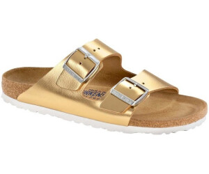Soft metallic gold birkenstock new arrivals