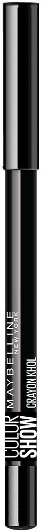 Photos - Eye / Eyebrow Pencil Maybelline Colorshow Eye Kohl Liner 100 Ultra-Black 