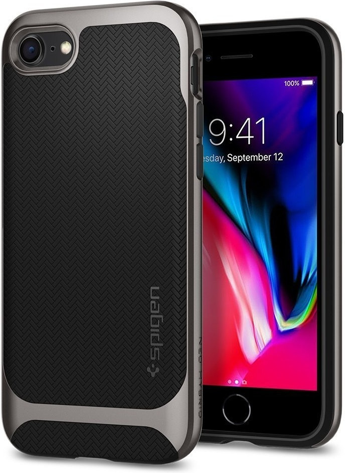 Spigen Neo Hybrid Herringbone (iPhone 7 / 8) Gunmetal