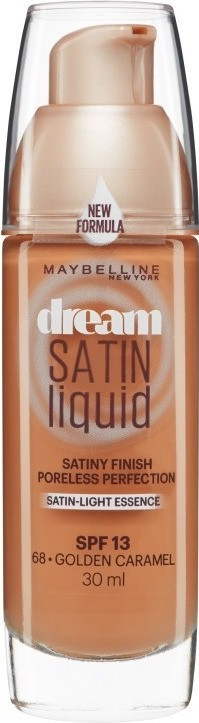 Gemey Maybelline Dream Satin Liquid Foundation 68 Golden Caramel (30ml)