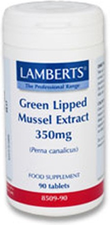 Lamberts Healtcare Green-Lipped Mussel Extract 350mg 90 Tablets