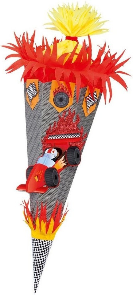 Folia 3D Rennauto 70cm (92206)