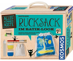 Kosmos Bastelbox Rucksack im Batik-Look