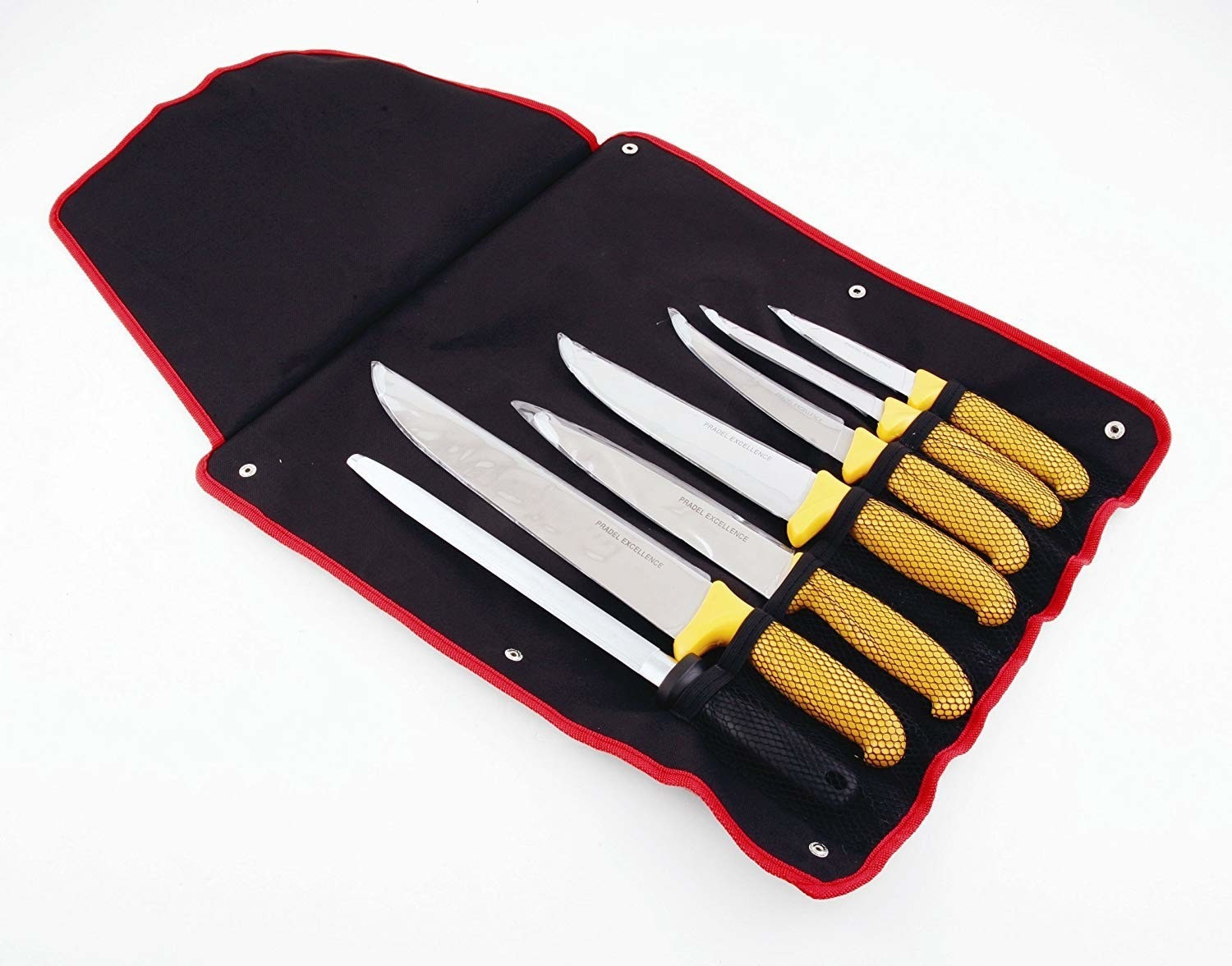 Pradel Excellence Trousse de 6 couteaux boucher avec fusil
