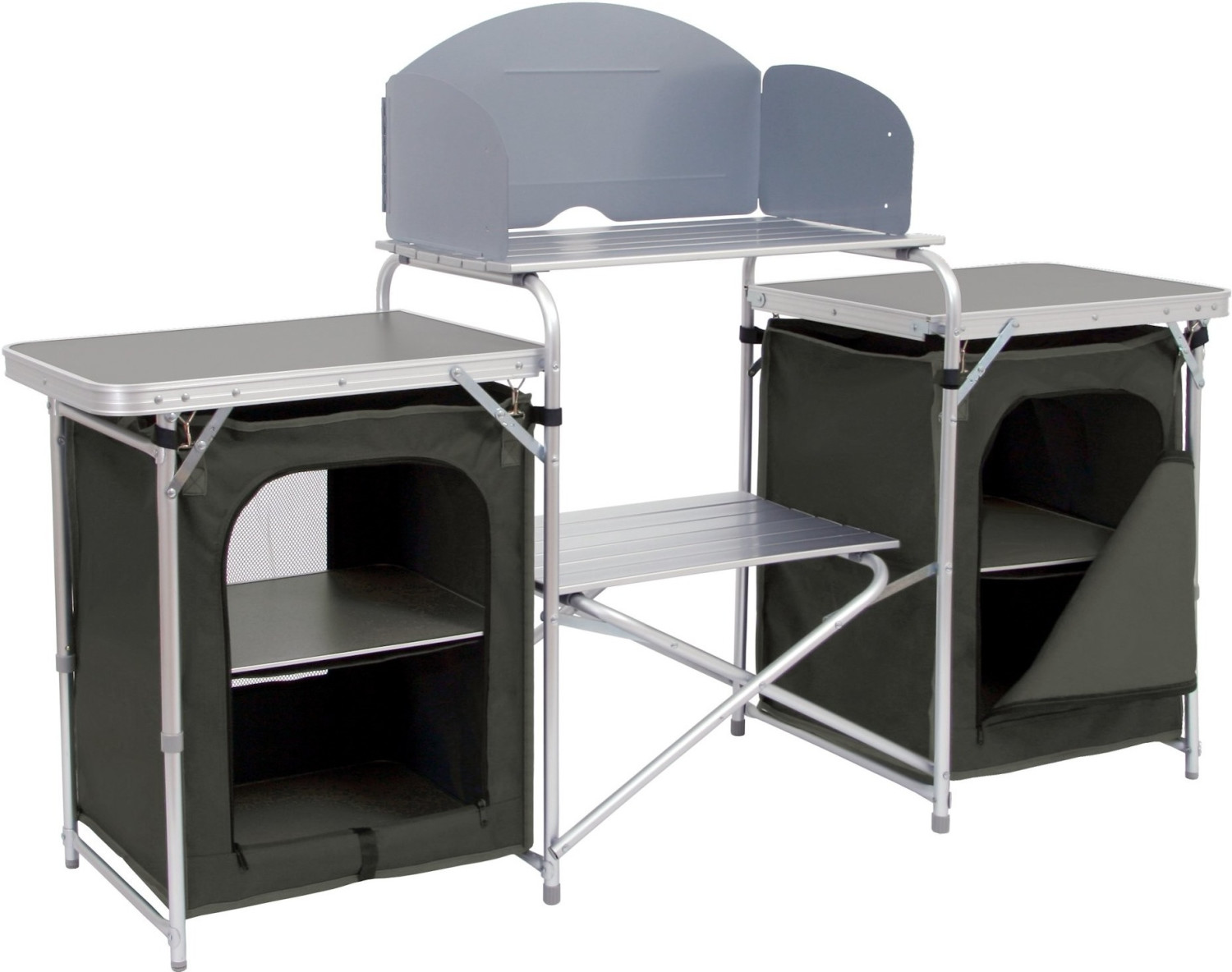CampFeuer Camping Kitchen with Storage Space