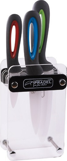 Pradel Jean Dubost Bloc de 3 couteaux céramique