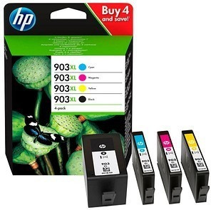 ✓ HP Pack cartouche encre HP 903XL (C.M.J.N) couleur pack en stock -  123CONSOMMABLES