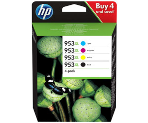 Soldes HP Nr. 953XL Multipack 4 couleurs (3HZ52AE) 2024 au meilleur prix  sur