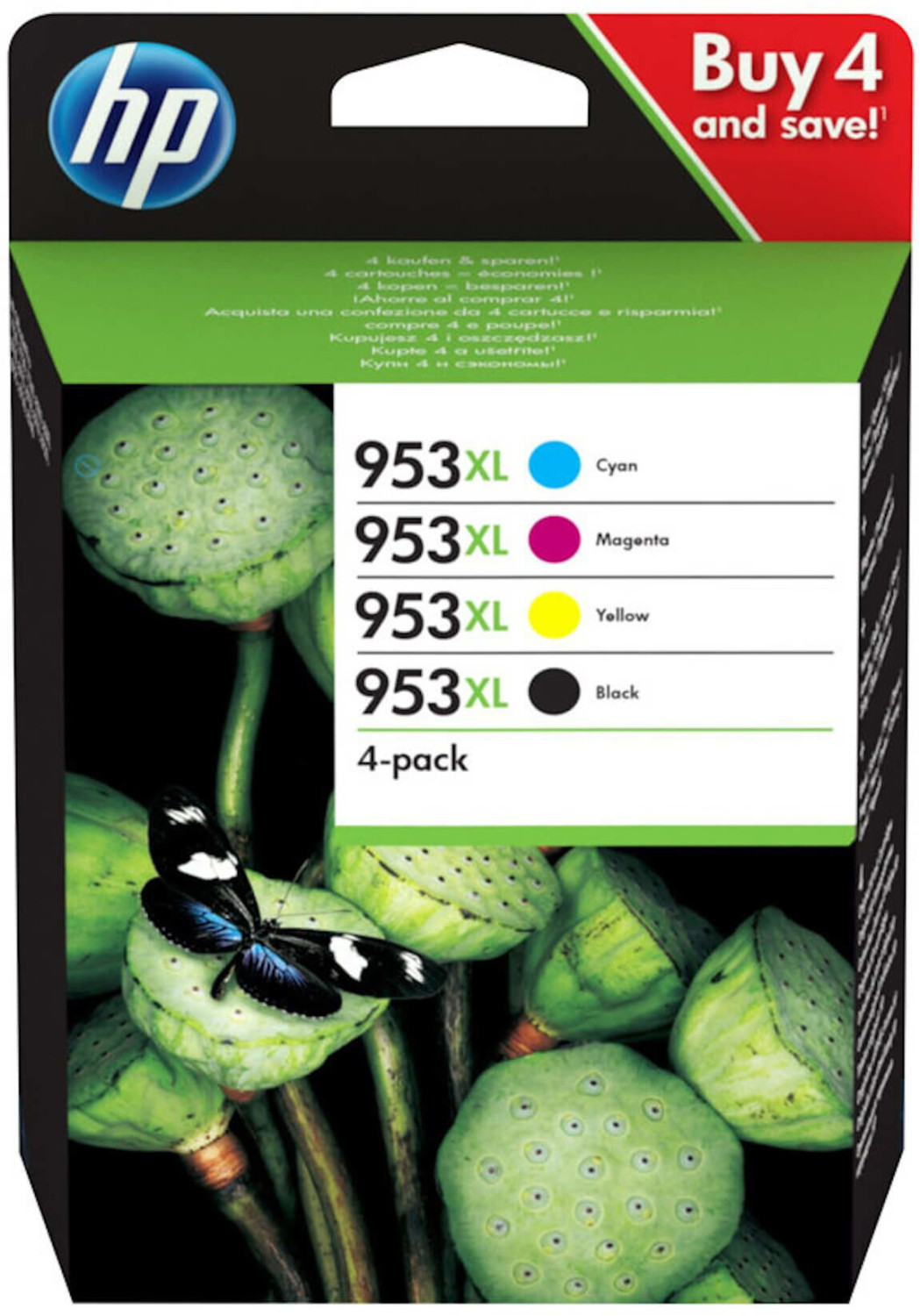 Soldes HP Nr. 953XL Multipack 4 couleurs (3HZ52AE) 2024 au