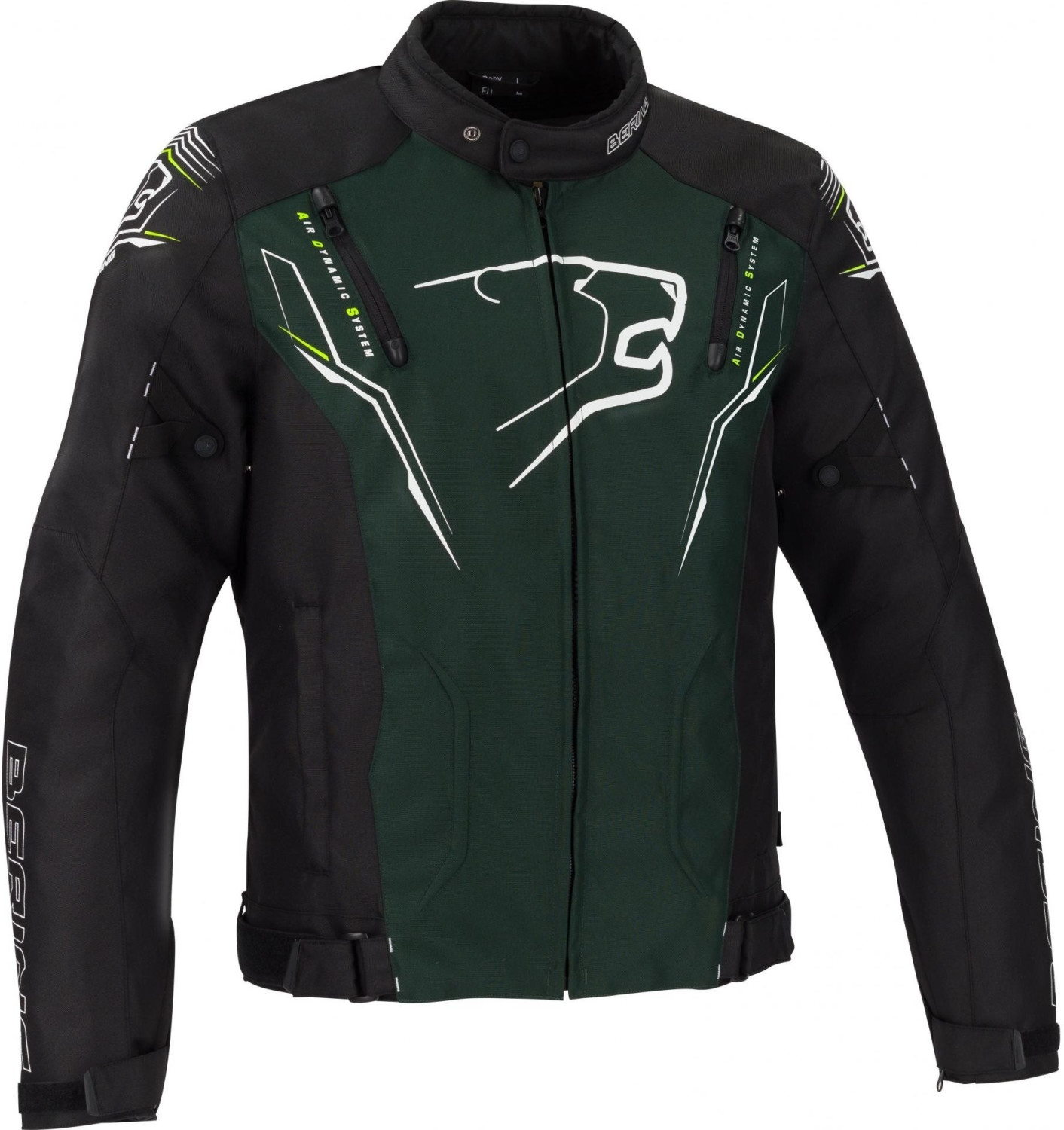 Bering Blouson Tiberius noir/kaki/blanc/fluo