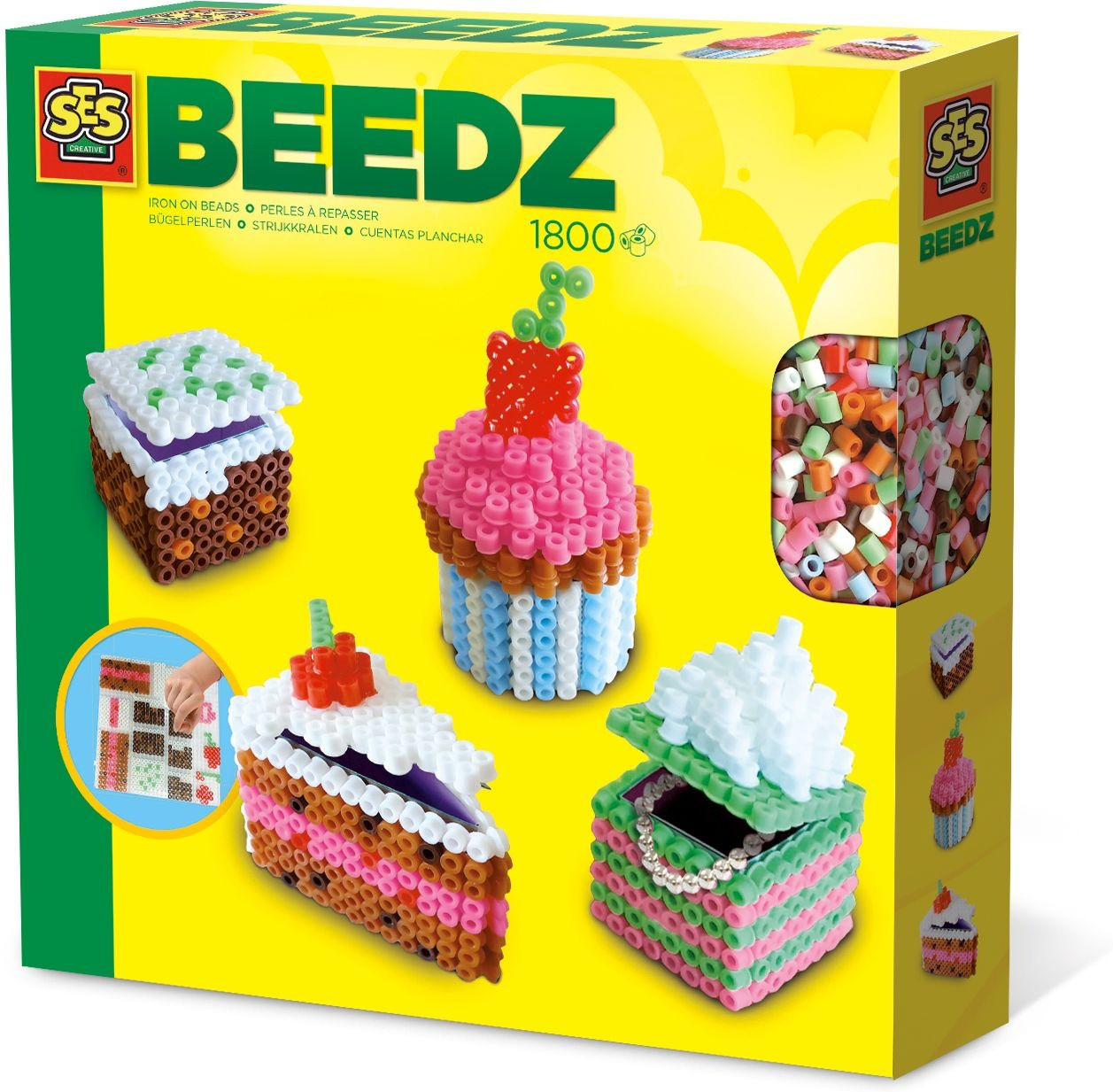 SES Creative Perles à repasser gâteaux en 3D