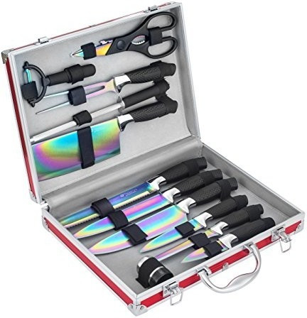 Pradel Excellence Valise 12 couteaux titane