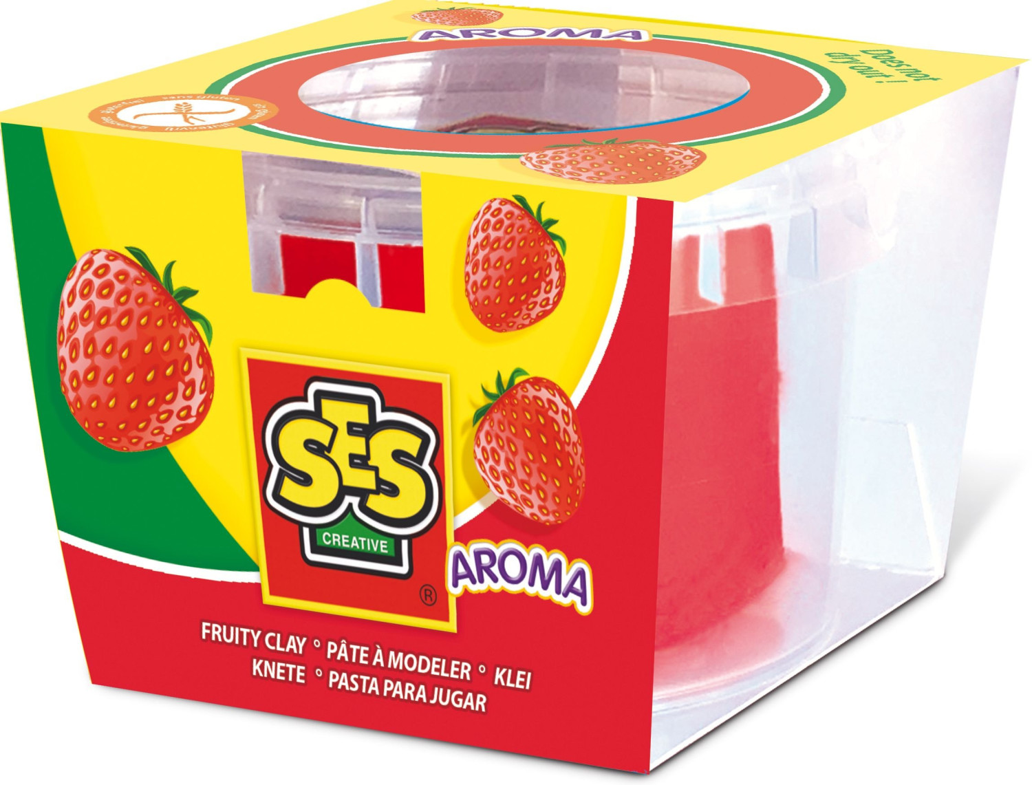 SES Creative Clay with scent - strawberry