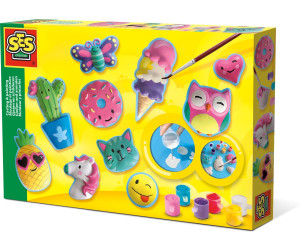 SES Creative 01354 Bastel-Set Kreativ-Packung Gips OZEAN MEER gießen und malen