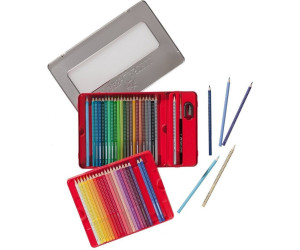 Stock Bureau - FABER-CASTELL crayon couleur COLOUR GRIP, rouge géranium