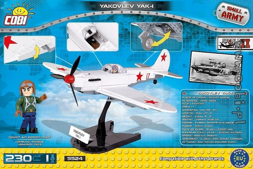 Cobi Yakovlev Yak-1