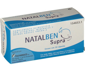 Comprar Natalben Supra 30 Capsulas-Farmacia Subirats
