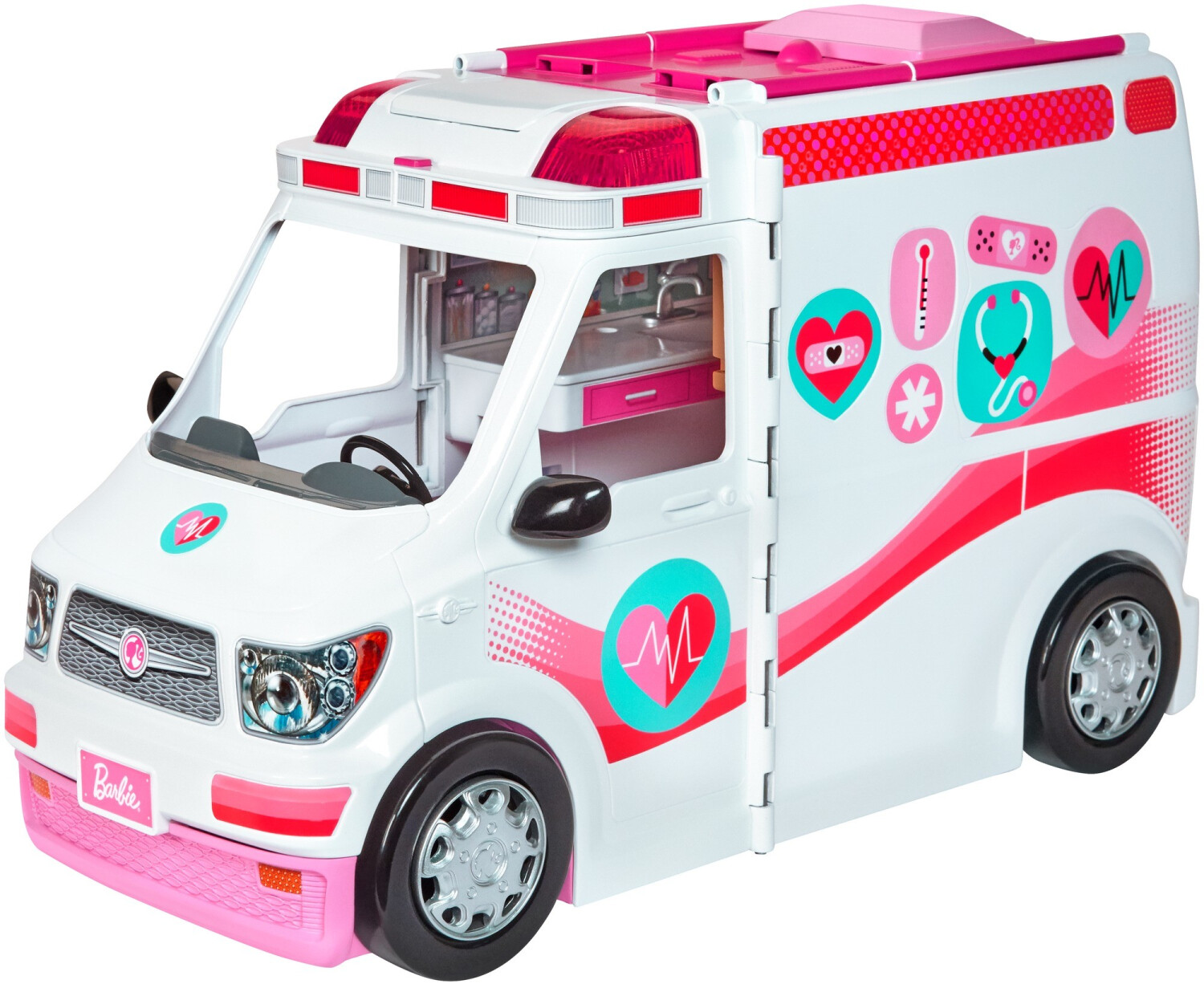 Barbie y ken con ambulancia sales
