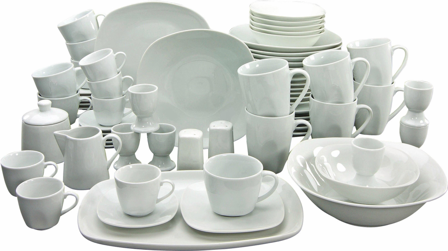 CreaTable Combination service 66 parts, Quadro white