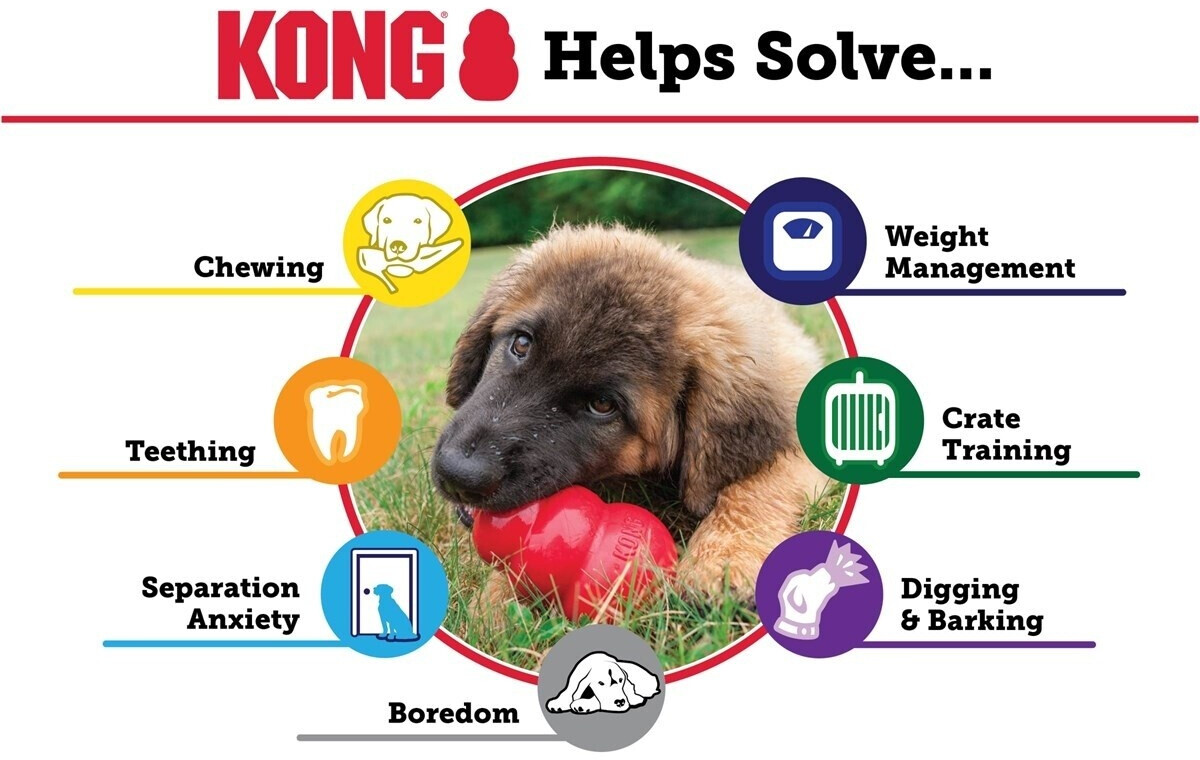 Kong Jeu d'intelligence pour chien XL 13 cm Kong Jeu d'intelligence pour chien XL 13 cm