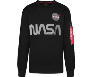 Alpha Industries Nasa Reflective Sweater black (178309) ab alpha industries NASA Reflective Sweater black bei