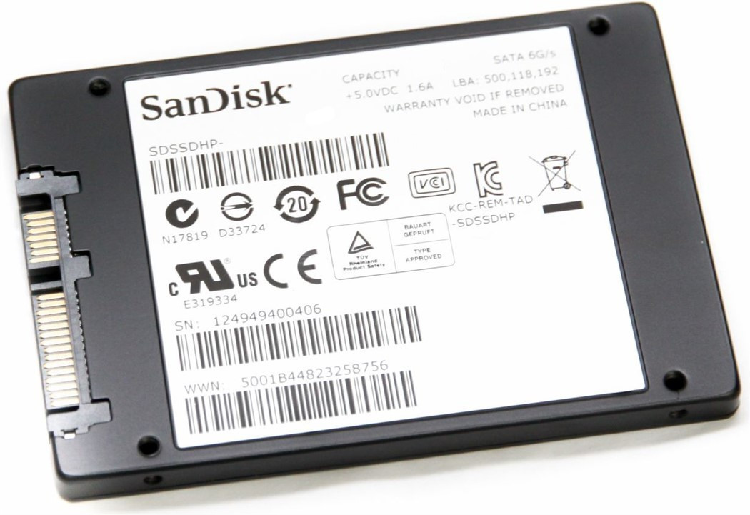 SanDisk SSD PLUS 2.5inch 1TB SDSSDA-1T00-G26【送料込】 - 周辺機器