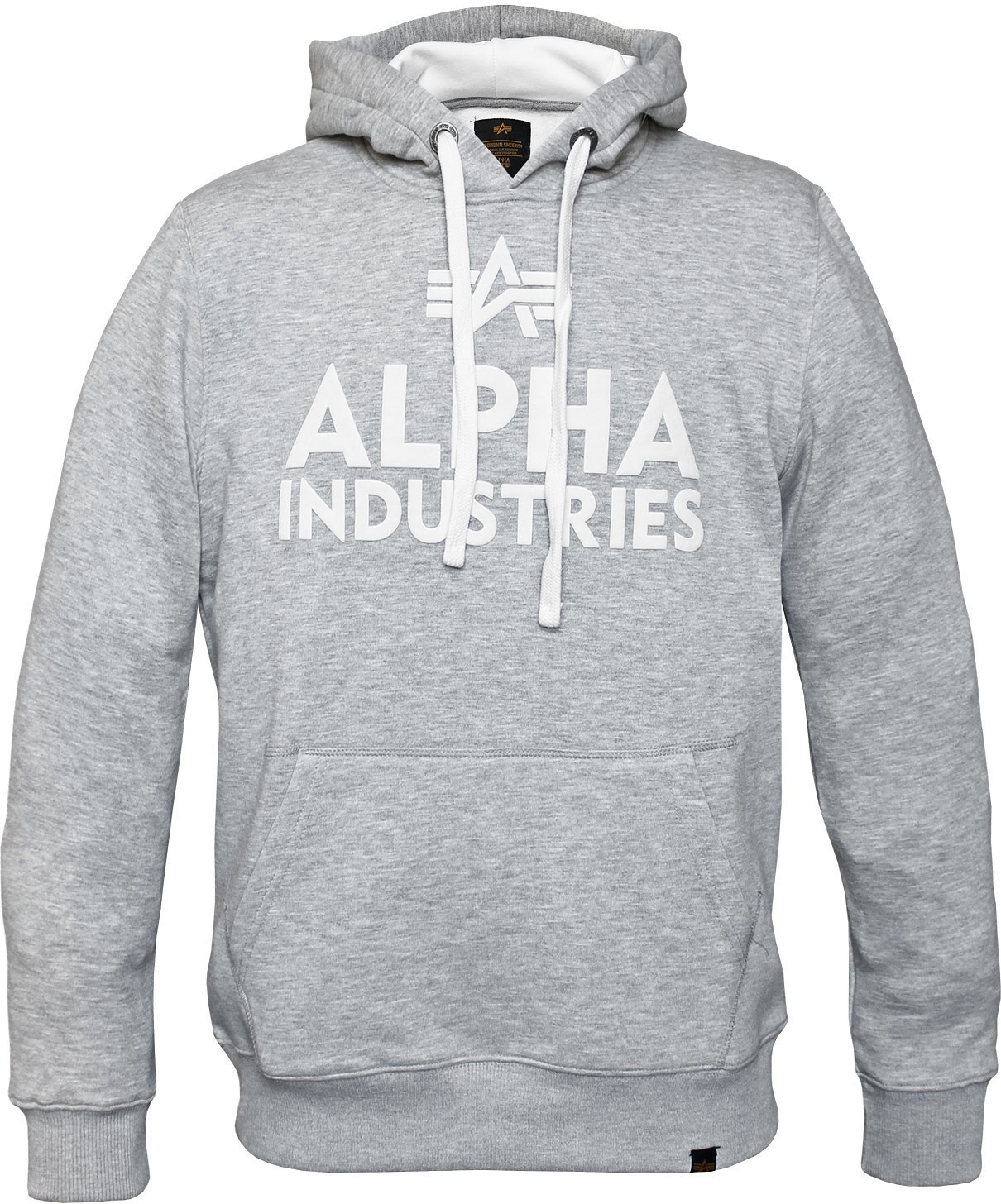 Alpha Industries Foam Print Hoody grey heather (143302-17)