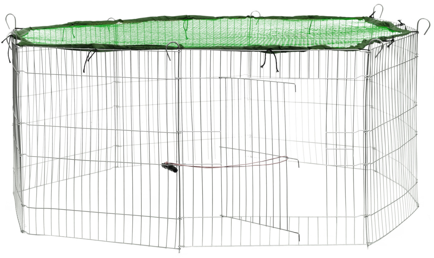 TecTake Enclos d'extérieur avec filet de protection vert
