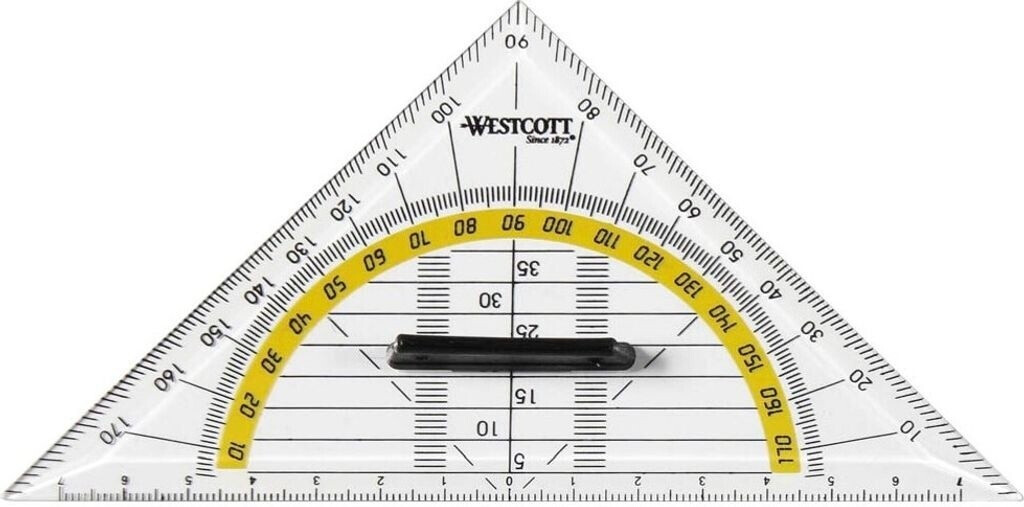 Westcott Triangle ruler 16cm