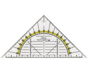 22cm auch Flex Geometrie-Dreieck Geodreieck mit und ohne Griff 14cm 