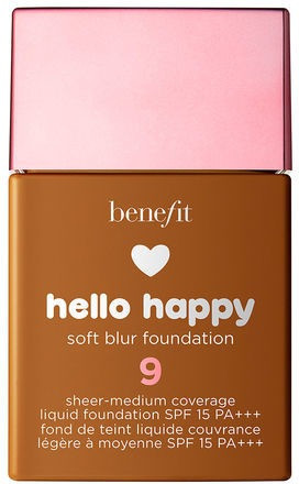 Photos - Foundation & Concealer Benefit Hello Happy Soft Blur Foundation 09 Deep neutral  (30ml)
