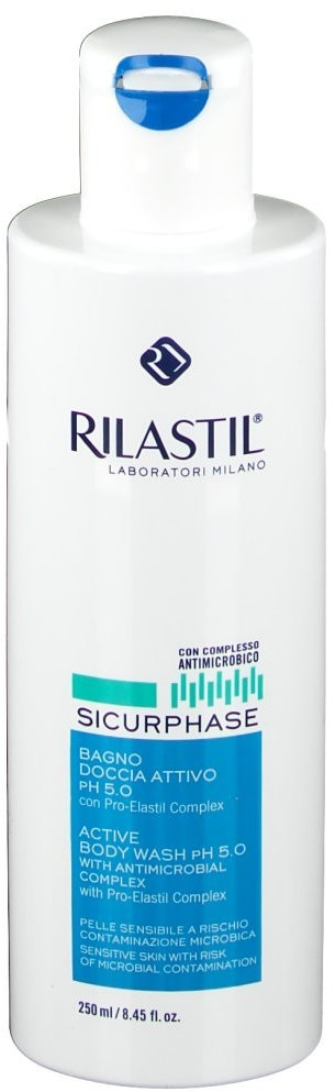 Rilastil Sicurphase Active Body Wash pH 5.0 (250ml)