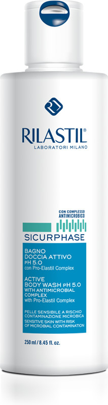 Rilastil Sicurphase Active  Body Wash pH 5.0 (400ml)