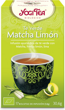 YogiTea Green Tea Matcha Lemon (17 bags)