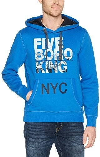 S.Oliver Hoodie with Print blue (13.802.41.4461.5545)