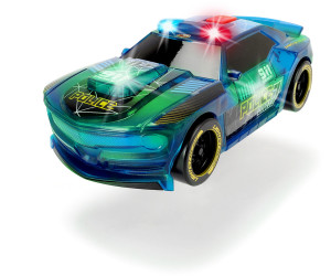 Dickie Toys Lightstreak Police leuchtendes Polizeiauto Rennauto mit Friktionsa 