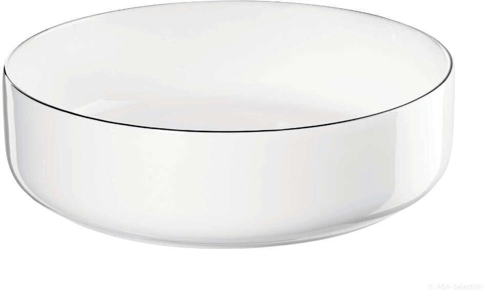 ASA OCO LIGNE NOIRE bowl flat white 16.7 cm height 4.9 cm