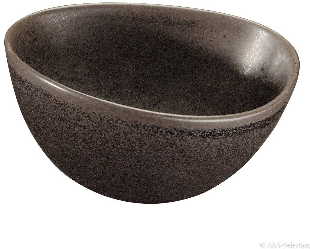 ASA CUBAMARO bowl marone 14 cm H 7,5 cm