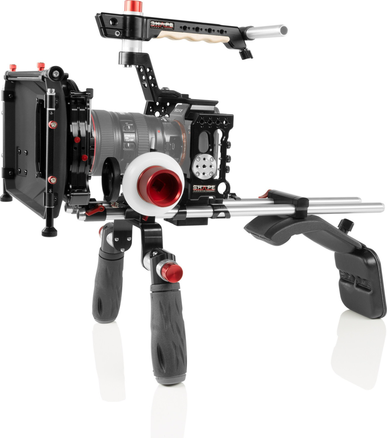 SHAPE Sony A7R3, A73 Shoulder Mount Matte Box Follow Focus