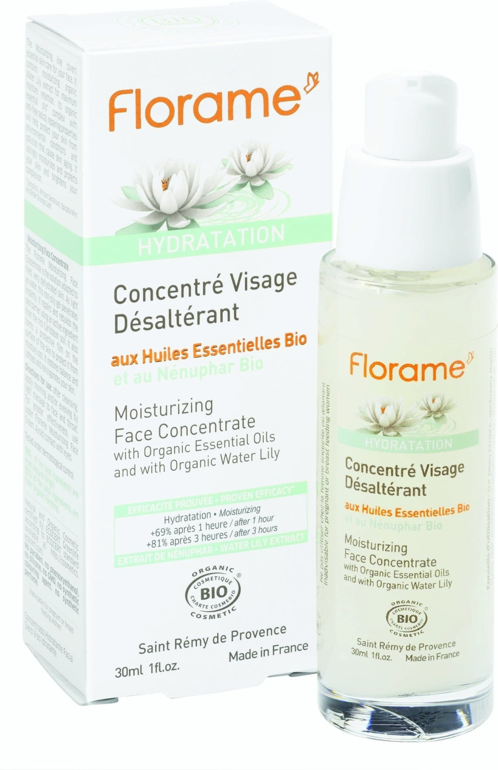 Florame Hydratation Concentré visage désaltérant (30 ml)