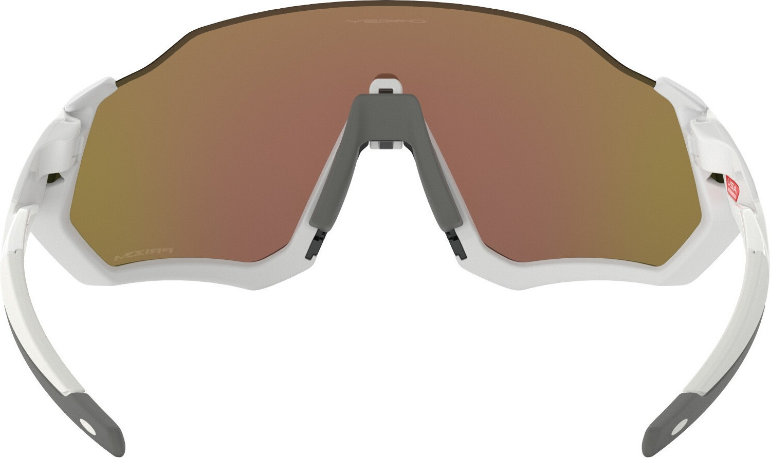 Oakley Flight Jacket OO9401 0237 polished white prizm sapphire