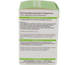 SUNLIFE Magnesium 150 Tabletten 300mg 4er Pack 
