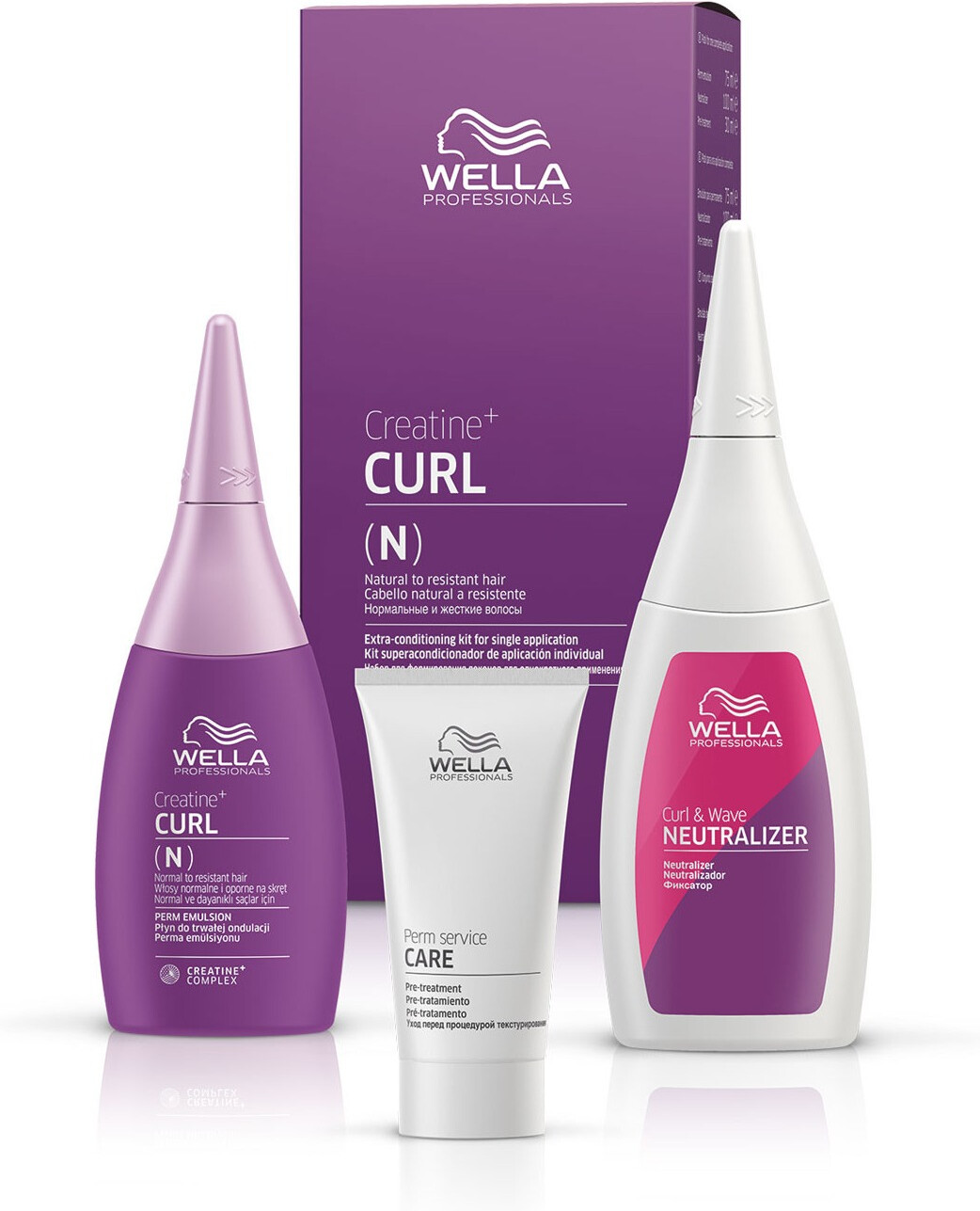 Photos - Hair Product Wella Creatine+ Curl N/R Hair Kit 