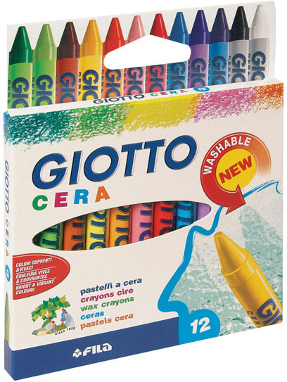 Etui de 10 crayons cire Giotto Bébé