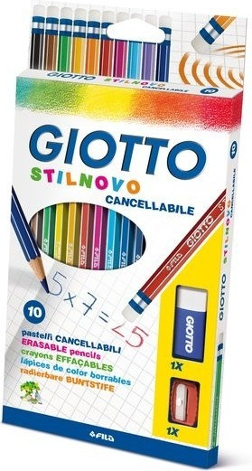 Giotto Stilnovo cancellabile 10 matite colorate (256800) a € 3,80
