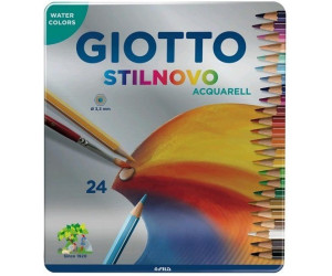 Giotto Colors Acquarell 3.0 Confezione da 24 Matite Colorate Acquerello  Triangolari - Mina 3 mm - Legno - Colori Assortiti - Creatività - Esseshop  - Il tuo Partner in Informatica, PC e Networking