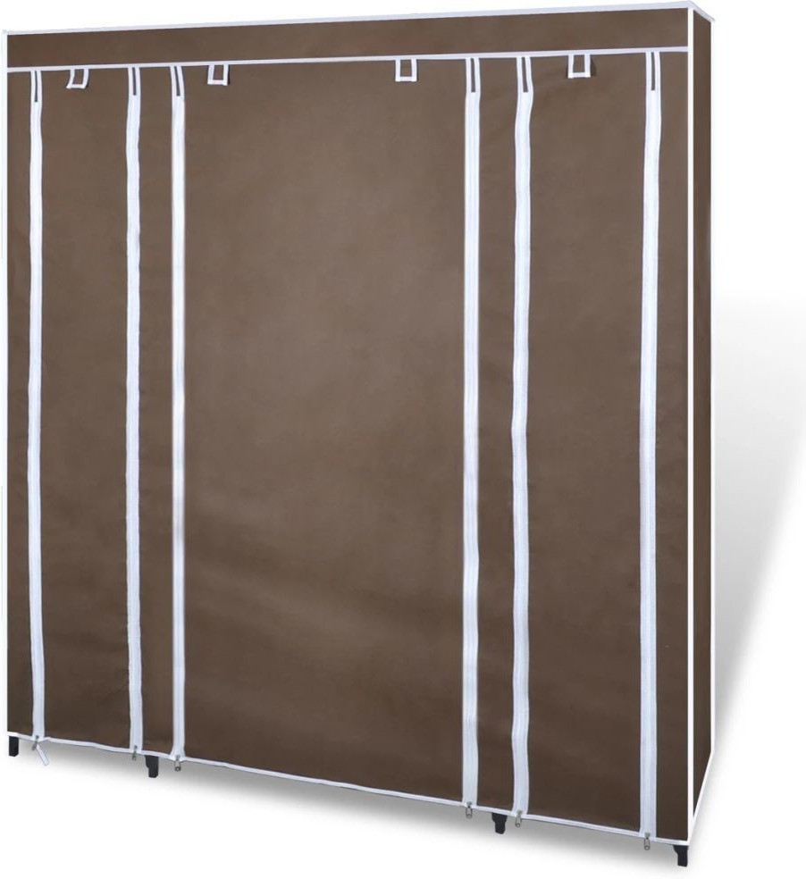 VidaXL Folding couperd 150 x 45 x 176cm brown