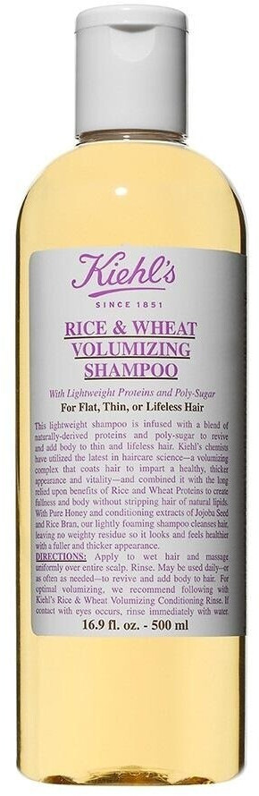 Kiehl’s Rice & Wheat Volumizing Shampoo (500 ml)